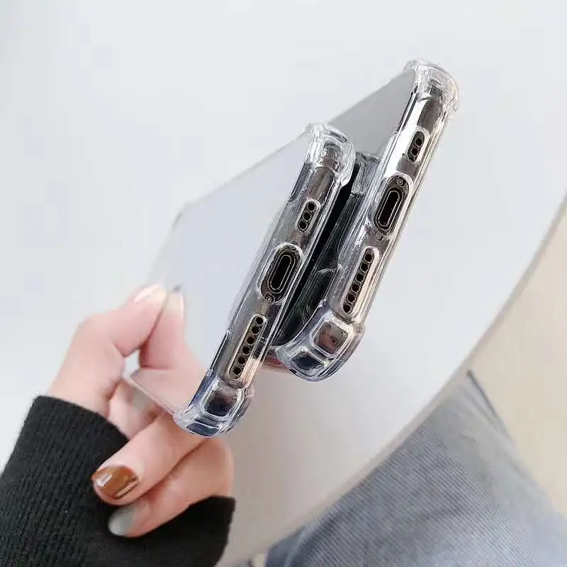 Full Mirror Soft TPU Case For iphone 11 Pro Max Luxury Plating Cover 7 8 6 6S Plus X XR XS phone Cases Coque |