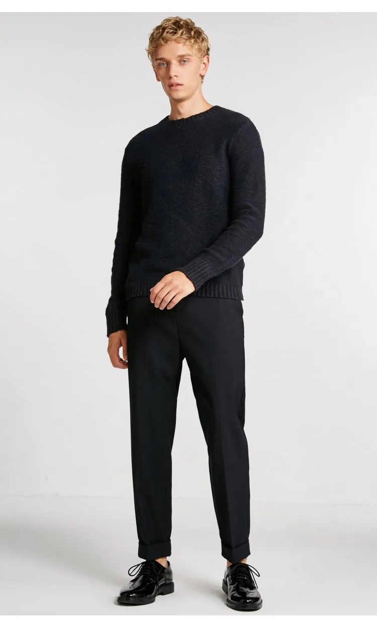 JackJones мужской сплошной цвет шерстяной ткани свитер 218425528