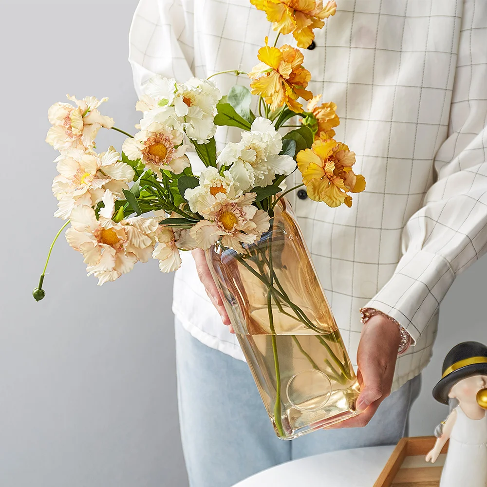 Современное художественное украшение для дома прозрачная стеклянная простая