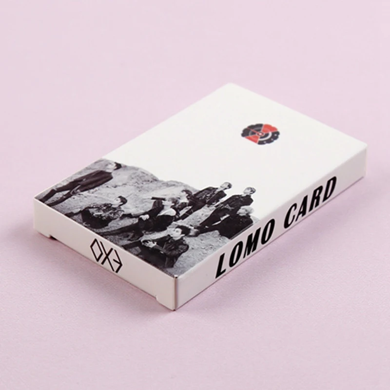 

32 pieces of EXO collective Sehun Chanyeol Baekhyun's homemade LOMO box small card set surrounding