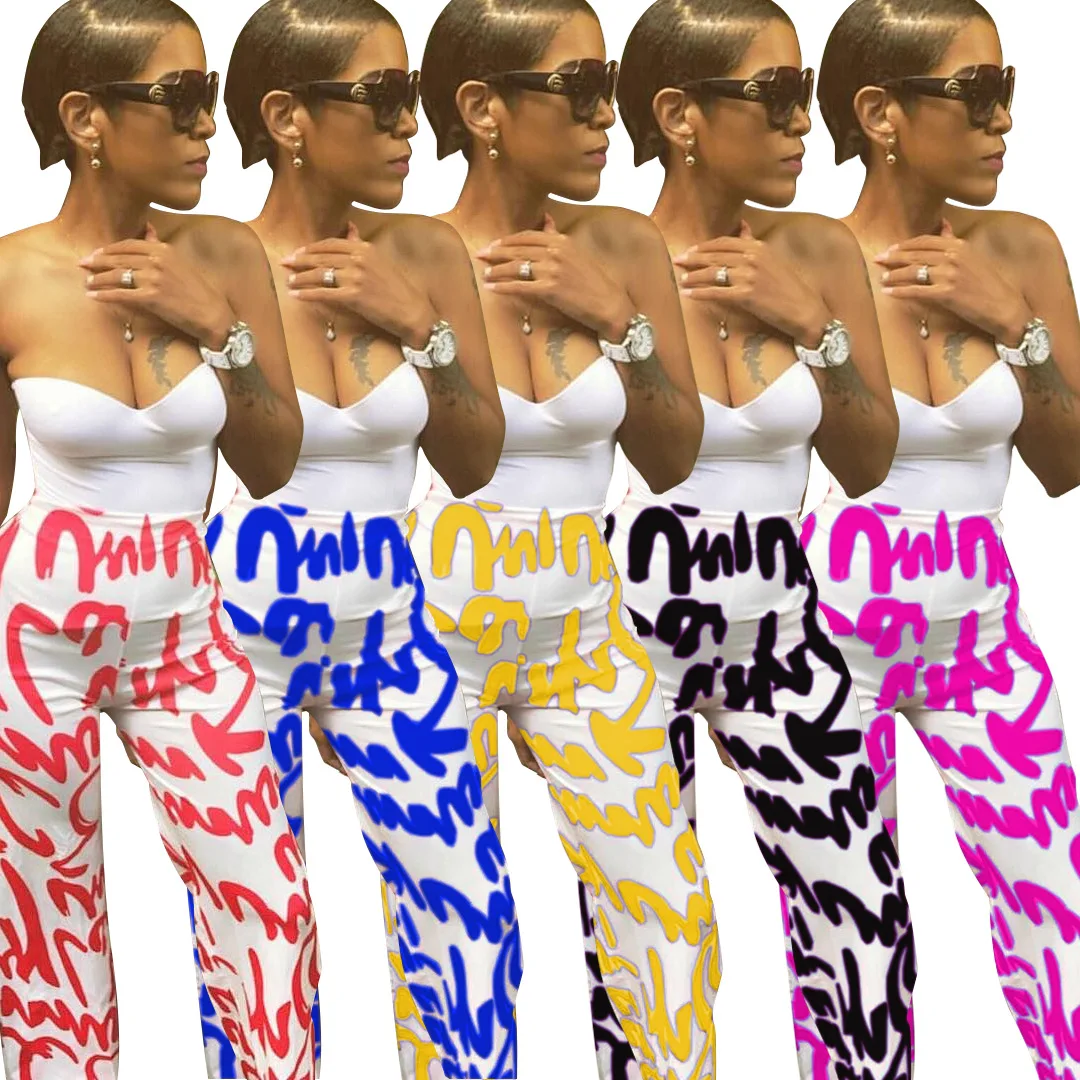 2019 европейские и американские женские летние модные повседневные Прямые брюки