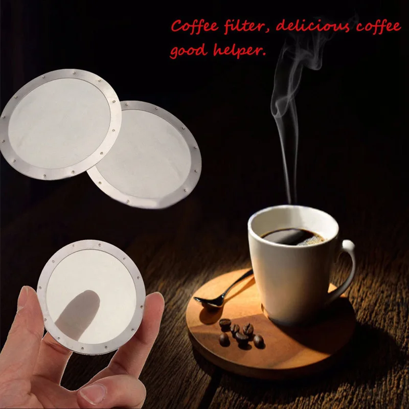 

Coffee Filter Coffee Maker Stainless Steel DripReusable Stainless Steel Mesh Ultra Fine Metal For Aeropress Coffeemaker