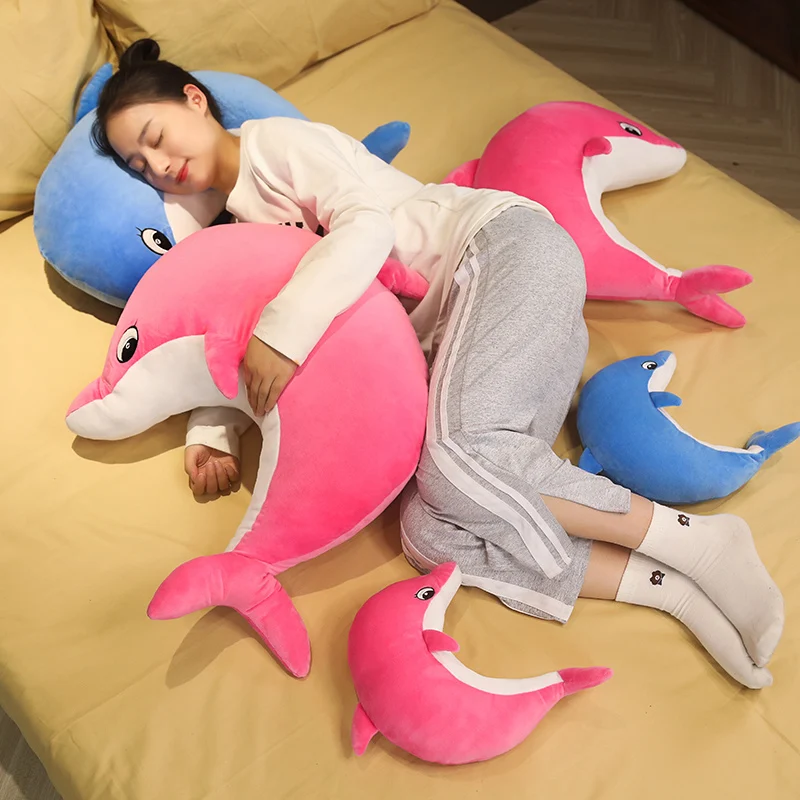 

Hot Huaggble Nice Sexy Cute Kawaii Sea Animal Dolphin Plush Toy Pillow Animal Doll Cushion Soft Sofa Decoration children's gift