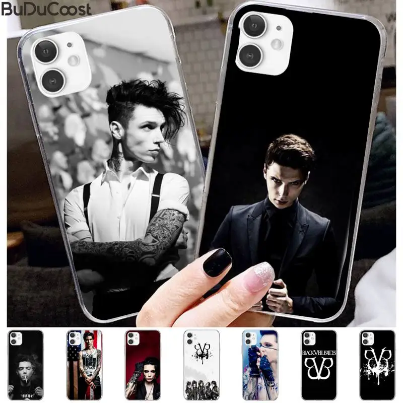 Hrmes Andy Biersack Veil Brides BVB Custom Soft Phone Case for iPhone 8 7 6 6S Plus X XS MAX 5 5S SE XR 11 Cover on - Настраиваемый мягкий телефонный чехол Hrmes Andy Biersack Veil Brides BVB для iPhone 8 7 6 6S Plus X XS MAX 5 5S SE XR 11.