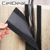 soft cable grip strip cover carpet floor cable protector cable management strip wrap wall magic tape carpet nylon wire cover
