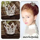 Тиара детская, со стразами и цветами