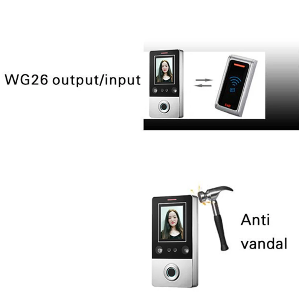 face recognition smart lock access control door opener with fingerprint sensor rfid door access control system free global shipping