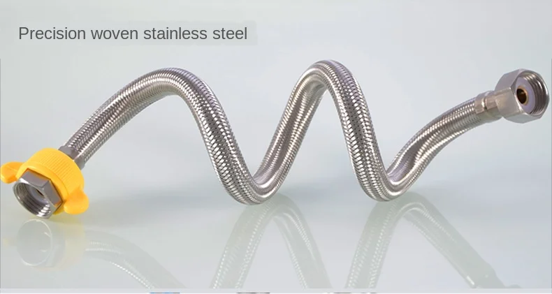 Плетеная труба из нержавеющей стали 304 впускной шланг для горячей и холодной воды