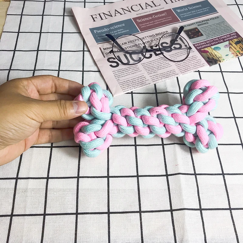 

Dog Chew Toys for Small to Medium Dogs, Puppy Cotton Rope Toy for Teething and Chewing