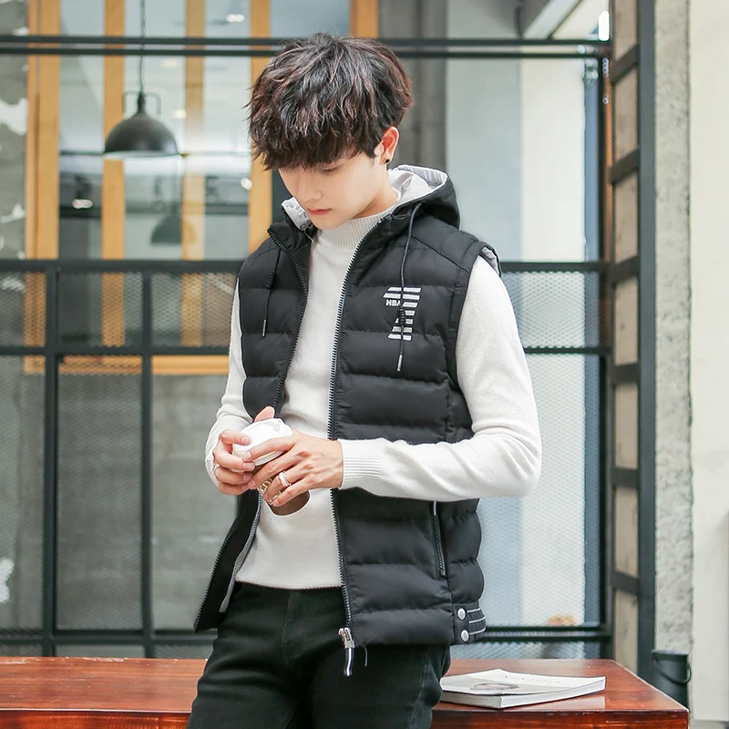 Бренд 2020 новинка мужская куртка без рукавов мужские зимние толстые теплые жилеты