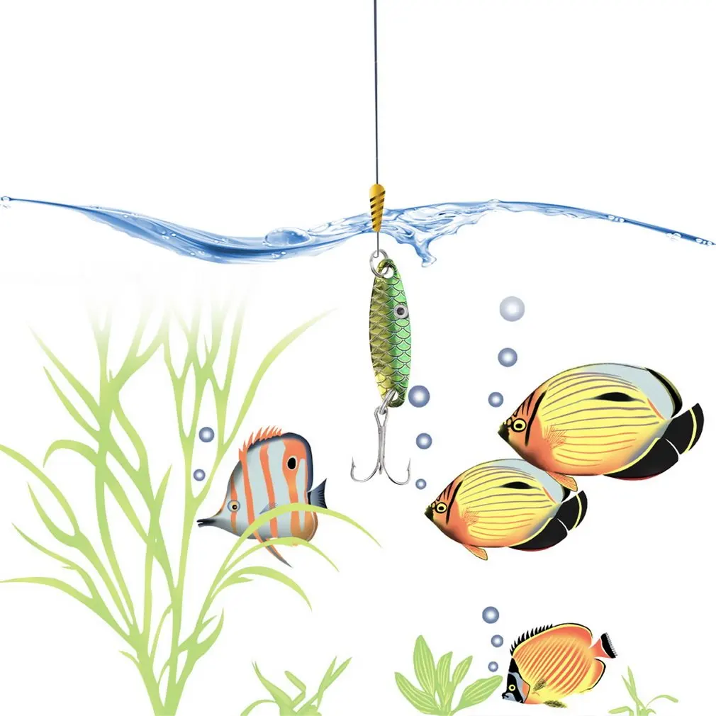 Рыболовная приманка 30 шт./лот 3 г 7 гольян/Поппер Спиннер ложка металлическая Iscas