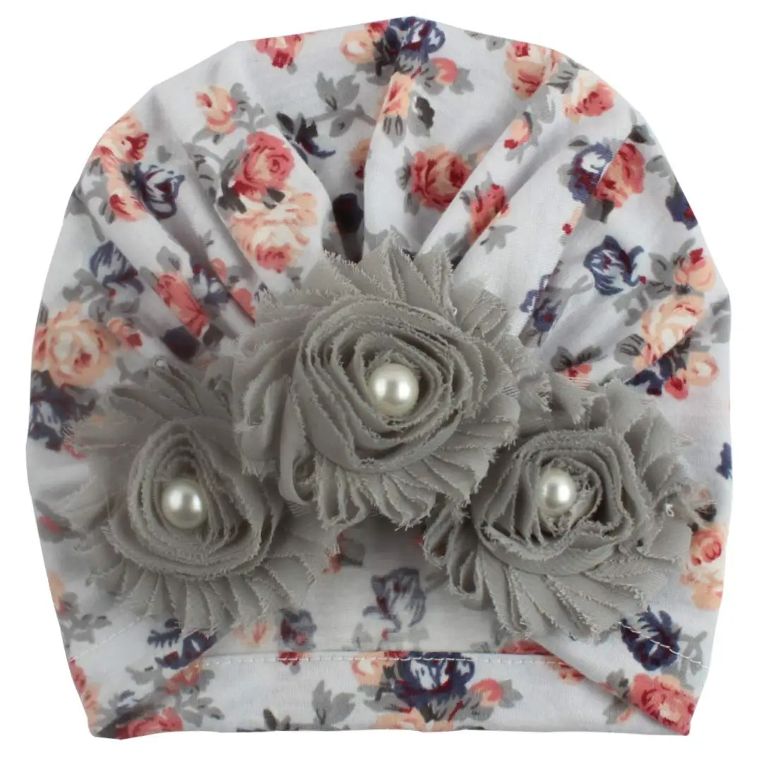 Baby Girls Headbands,Mix Color Hair Flowers Hoops Headbands Turban Knotted Hats for Infant Newborn Toddlers and Kids,Pack of 3