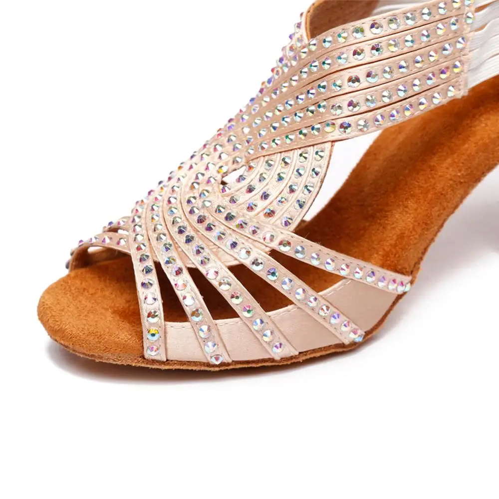 HROYL/Новинка Женская обувь для латинских танцев Обувь бальных Танцевальная на