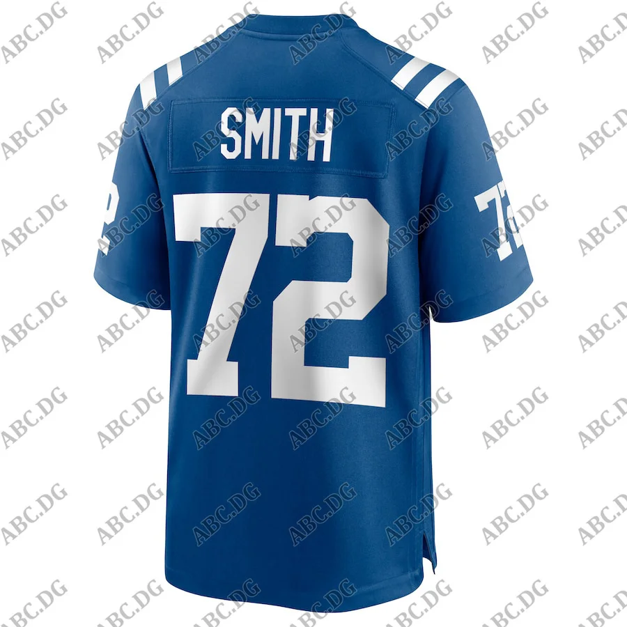 

Customized Stitch American Football Jersey Men Women Kid Youth Indianapolis Braden Smith Royal Game Jersey