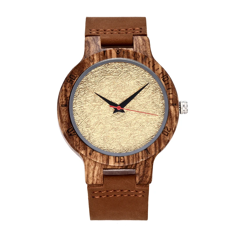 

Модные уникальные кварцевые часы ручной работы из бамбукового дерева для женщин и мужчин, кожаный ремешок, деревянные наручные часы