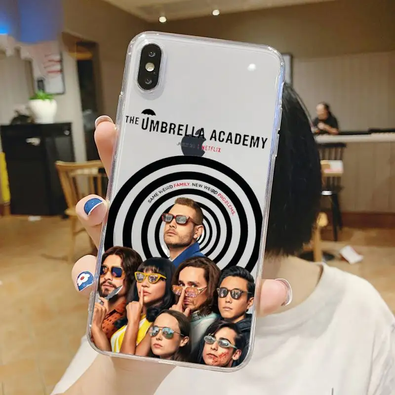 

The Umbrella Academy art friend Phone Case Transparent soft For iphone 5 5s 5c se 6 6s 7 8 11 12 plus mini x xs xr pro maxGUcCy