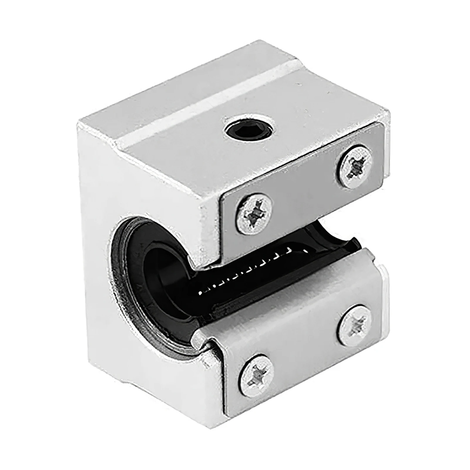 

SBR30UU Open Type Linear Slider Silver Aluminum Alloy Silver Linear Slide Block Slider Durable Industry Motion Ball Slide Unit