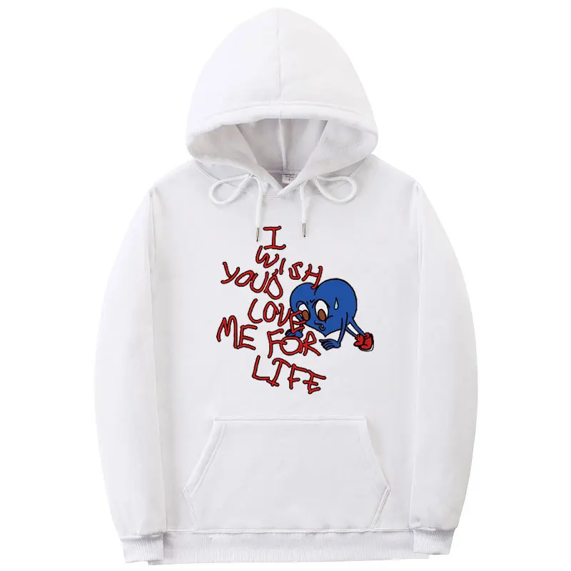 Новая модная толстовка с надписью Wish You Love Me For Life мужская женская уличная одежда в