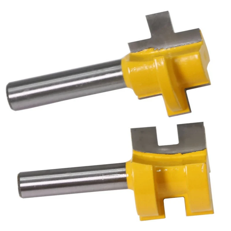 Набор фрез 8 мм 2 шт. набор с хвостовиком и канавкой 3 зубца Т образные деревянные