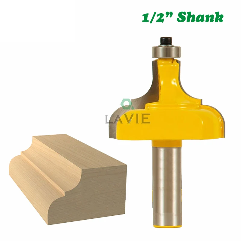 

1PC 1/2 12.7MM Shank Milling Cutter Wood Carving Photo Frame Molding Edging Router Bit Classical Ogee Woodworking Milling Cutter