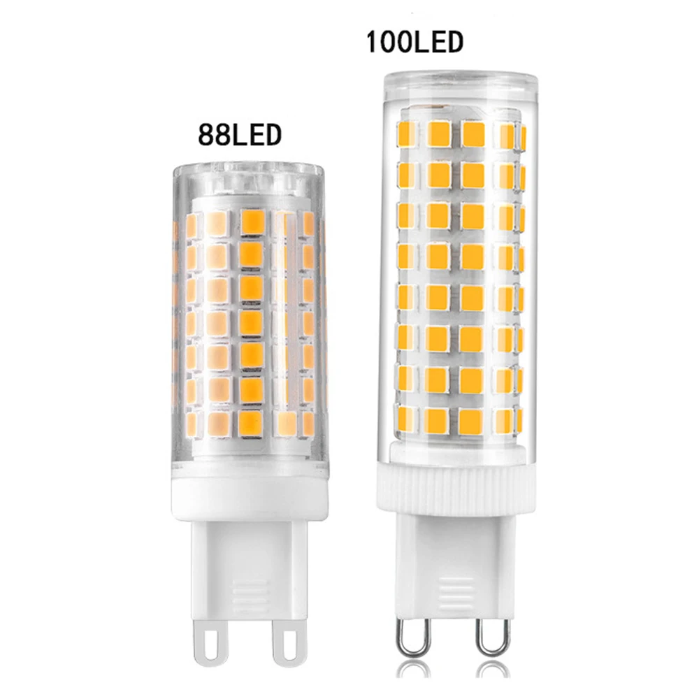 100 шт. G9 светодиодный лампочка 8 Вт 10 110V 220V 240V светильник SMD2835 кукурузный заменить 80