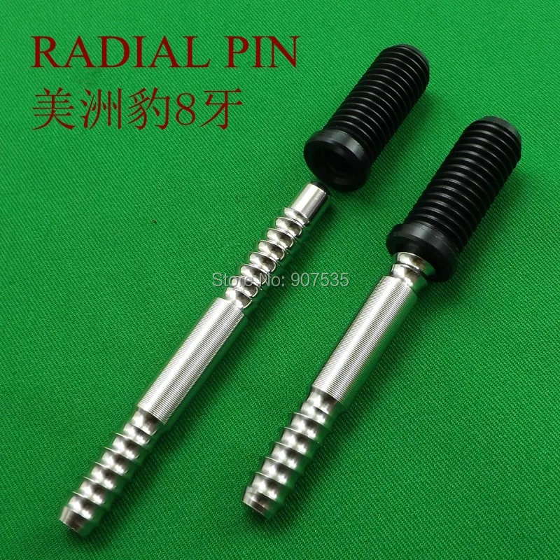 Radial Cue Stick Joint & Insert Pool Cue Billiards Center Pin with Inserts