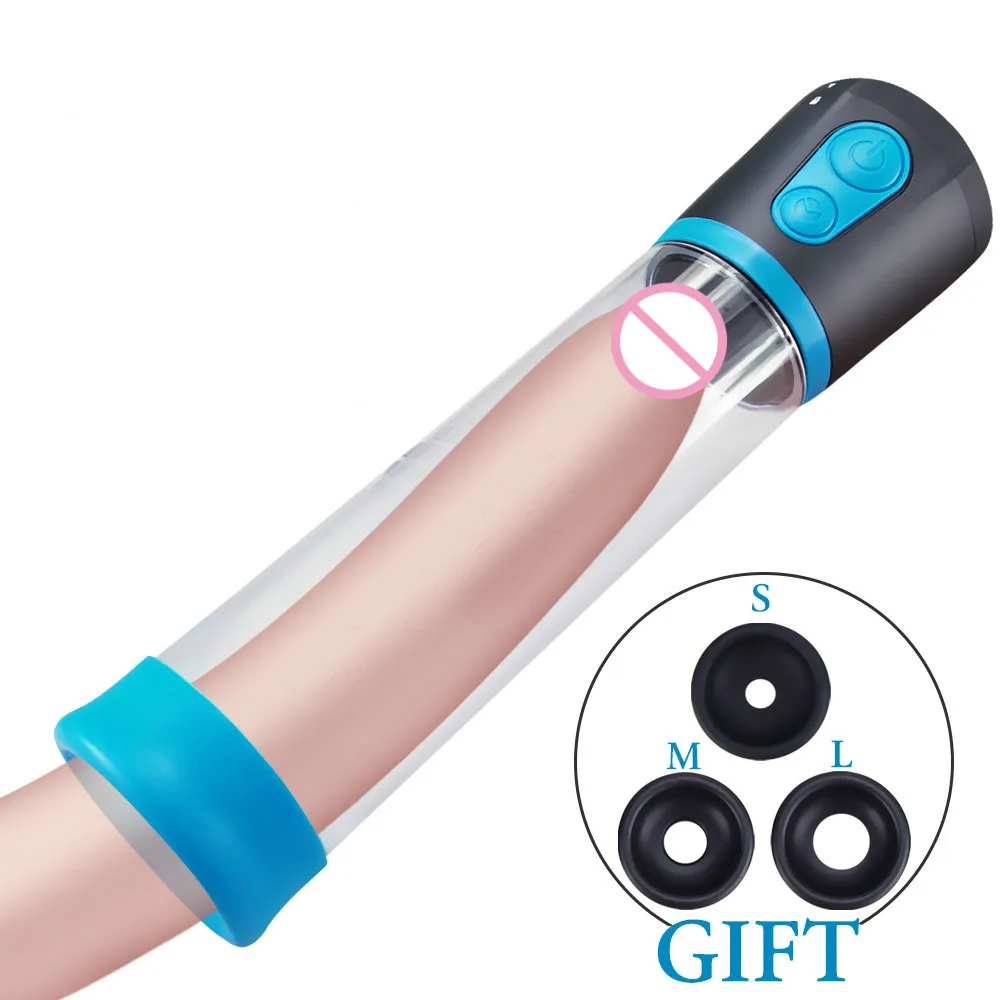 Насос для пениса увеличитель мужской тренажер удлинитель вакуумный насос