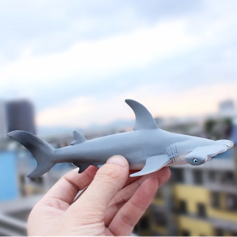 Wiben Sea Life акула-молот Sphyrna Zygaena водных существ игрушечные дикие животные набор