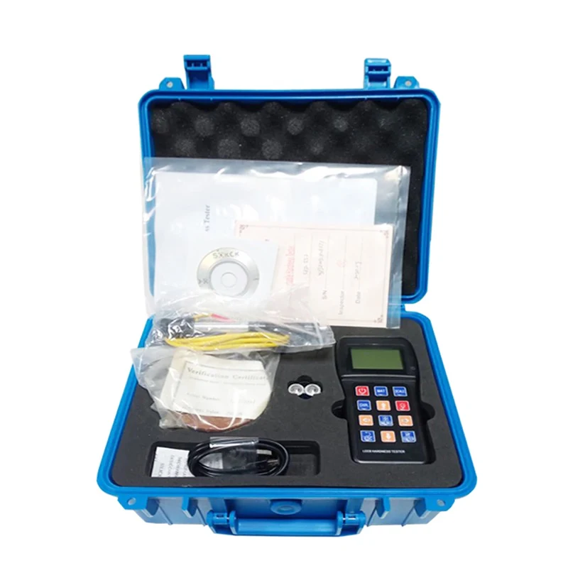 

Leeb Hardness Tester Metal Steel Metallic Materials Meter Display Scales HRB HRC HV HB HS HL Durometer With 100 Groups Capacity