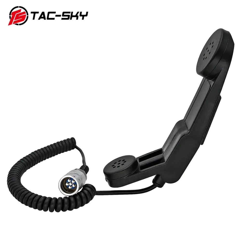 

TAC-SKY H-250 PTT 6-Pin Ptt Tactical / Prc 148 152 152a Ptt Military Walkie-Talkie Ptt Handheld Speaker Microphone PTT H 250 PTT