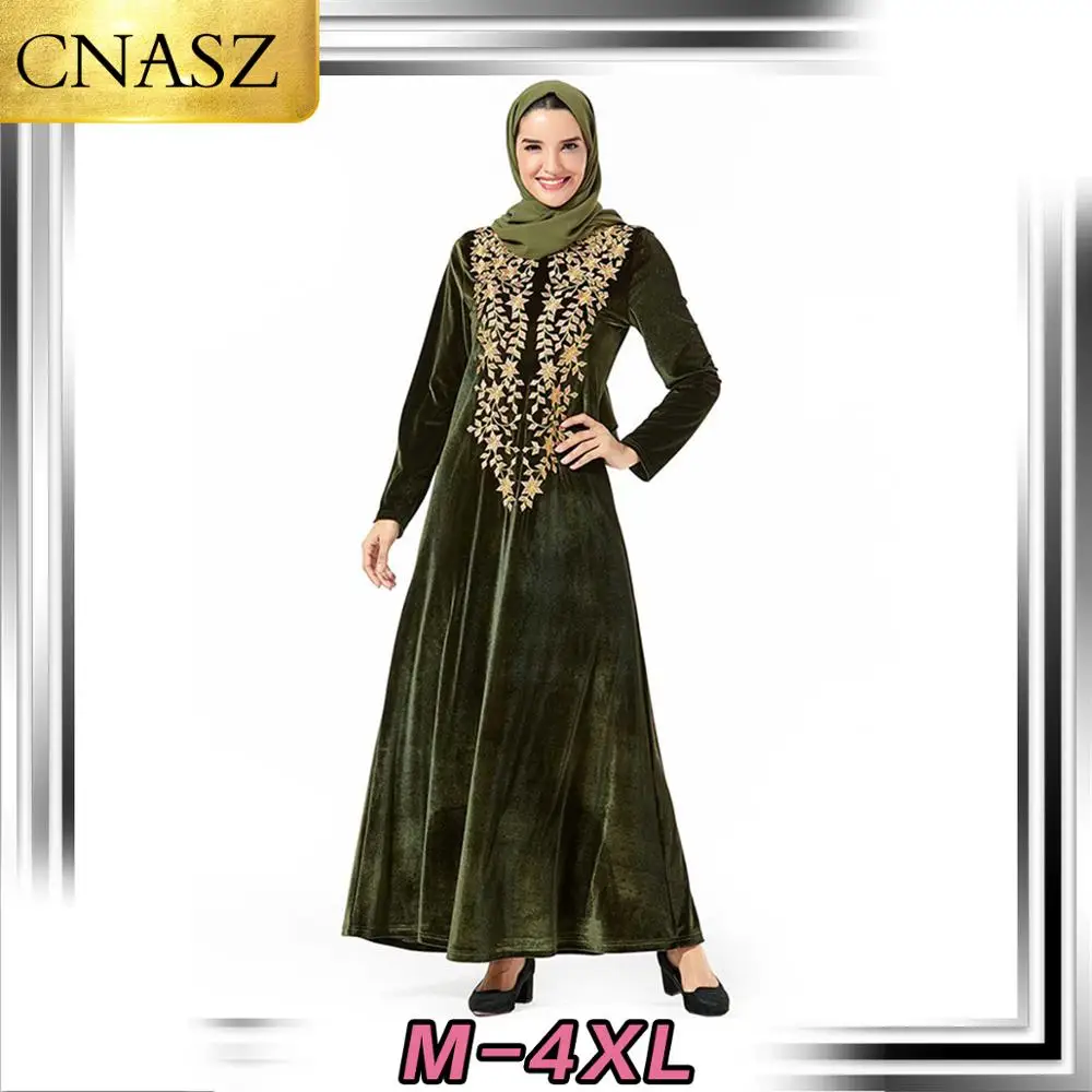 мода исламская Турция элегантное кимоно Новое мусульманское платье арабского