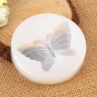 1pcs resin jewelry liquid silicone mold animal butterfly resin charms molds for diy intersperse decorate making molds 5 9cm dia