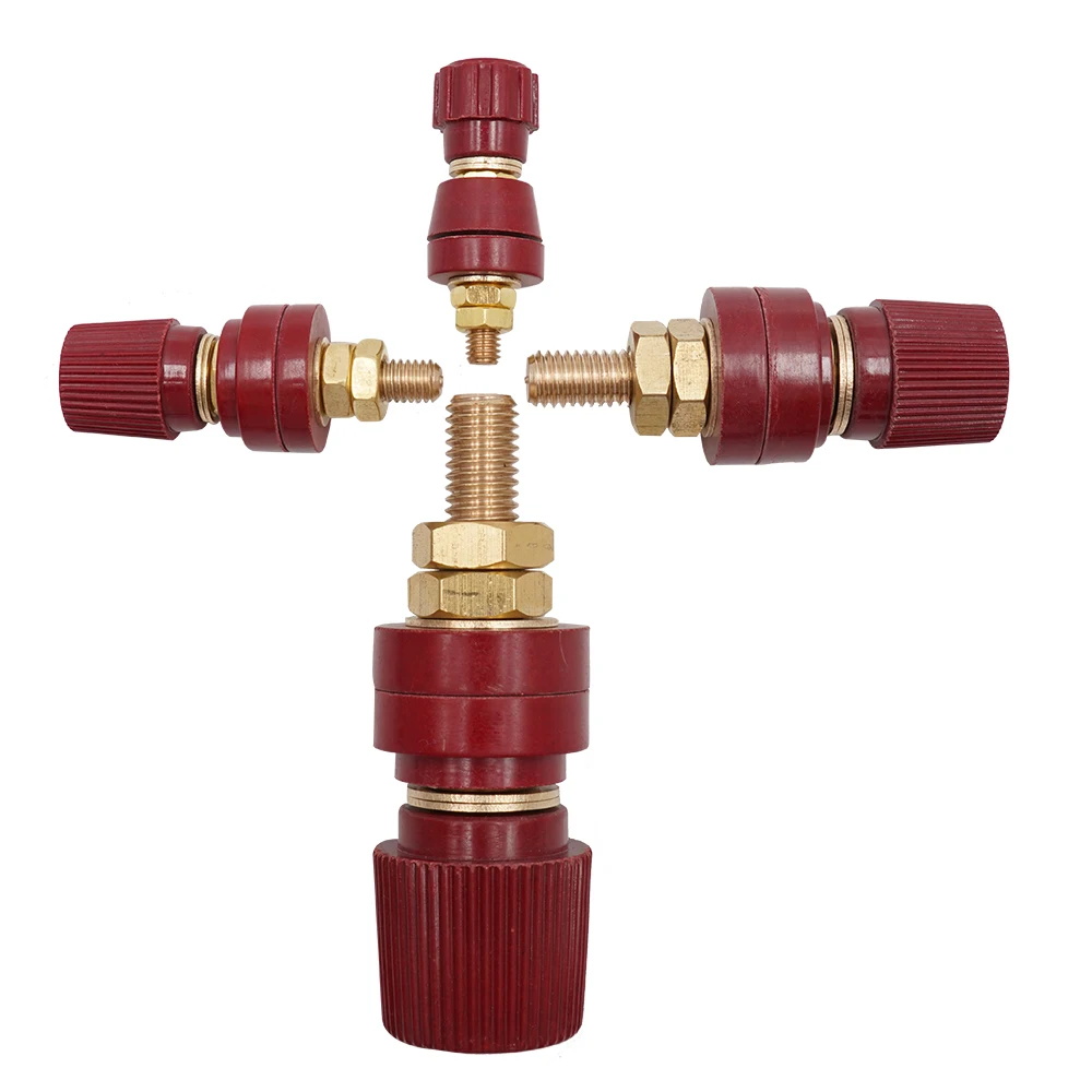 2шт 40A 60A 80A 100A 160A из чистой меди высокая сила тока 107/333/555/T555 бакелитовый терминал M5