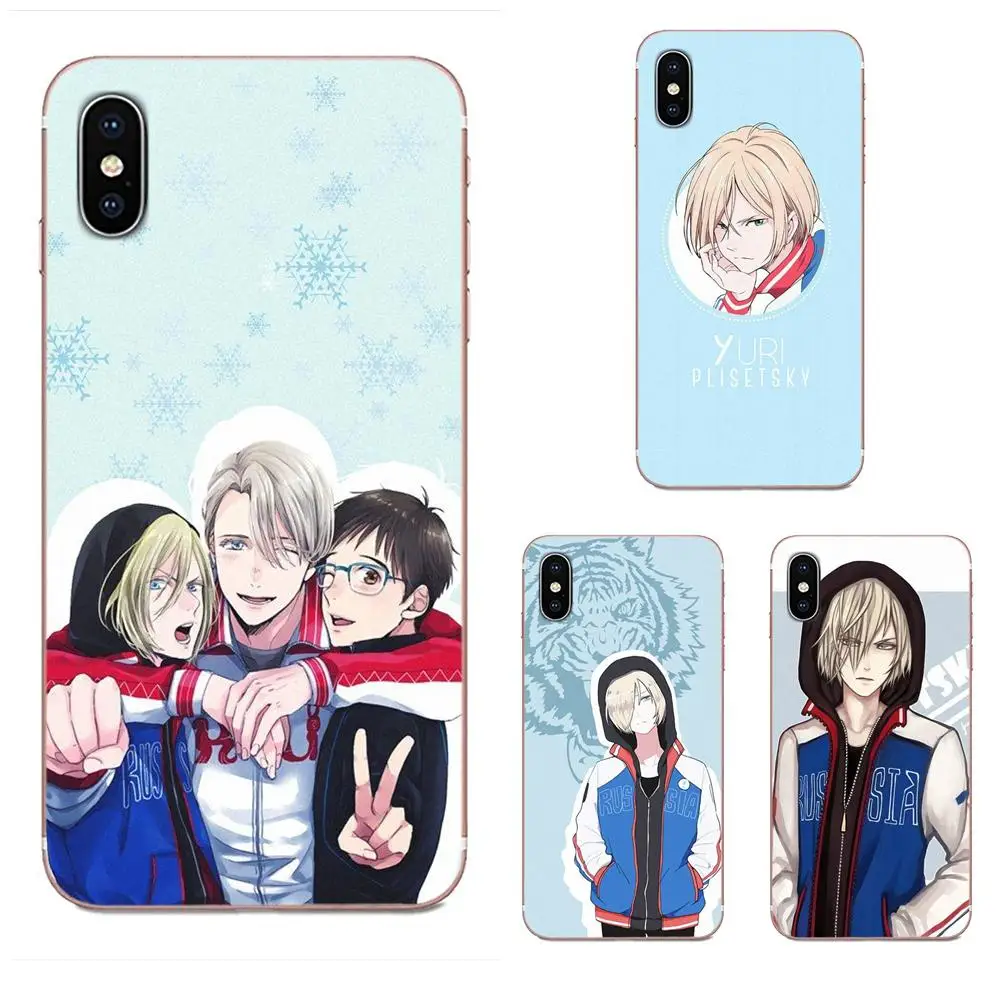 Аниме для катания на коньках Yuri On Ice Plisetsky Huawei P7 P8 P9 P10 P20 P30 Lite Mini Plus Pro Y9 Prime P Smart Z 2018