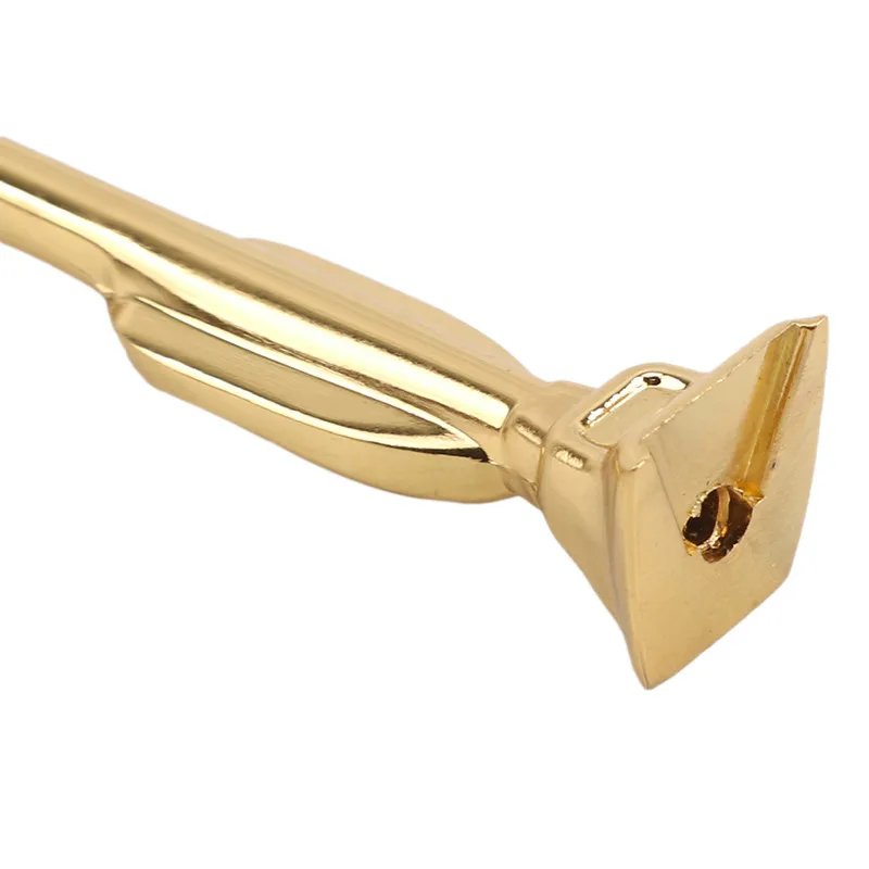 Мини Золотой человек трофей трубка Snuff Snorter Sniff металлическая дым вакуумный Sniffer