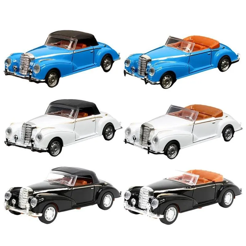 

Antique Style Classic Car Toy Retro Vintage Metal Car Crafts Ornaments Pull Back Alloy Car Model Toys Figurines Miniatures Decor