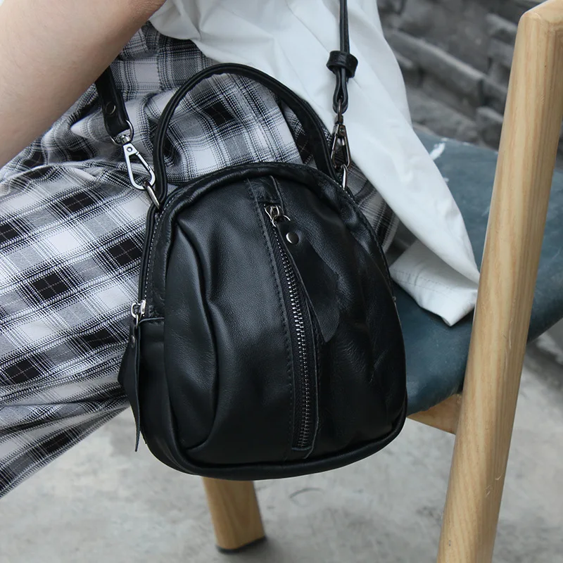 

Small Crossbody Bags For Women Mini Bag Genuine Leather Handbags Female Shoulder Messenger Bag Daily Travel Mobile phone bag