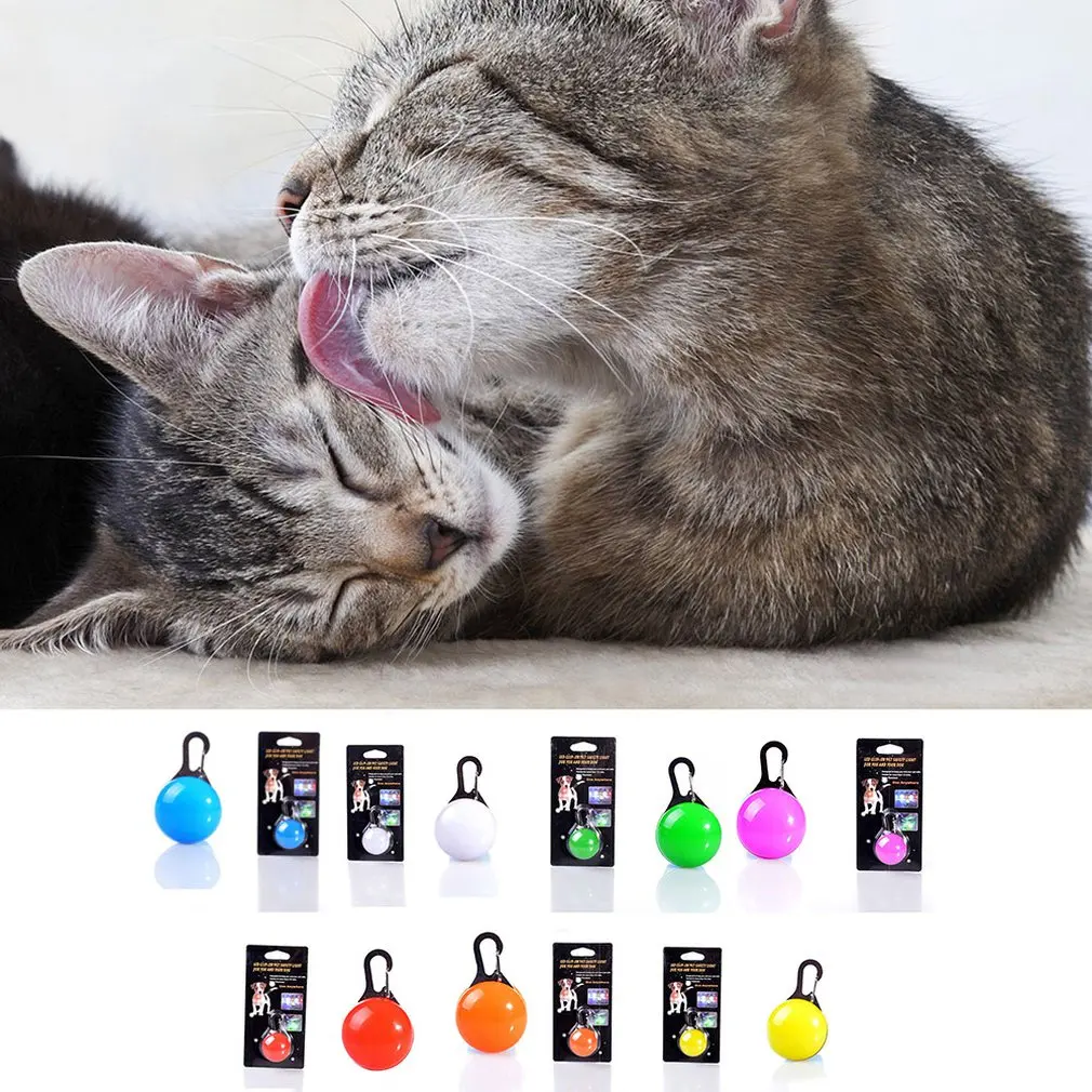 Ожерелье с милой собакой светящийся в строительстве круглые подвески мигающий