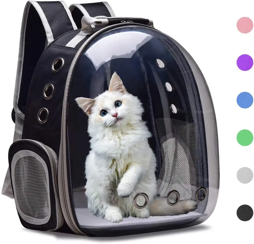 

Cat Carrier Bubble Bag Breathable Transparent Puppy Cat Backpack Travel Space Capsule Cage Pet Transport Bag Carrying For Cat