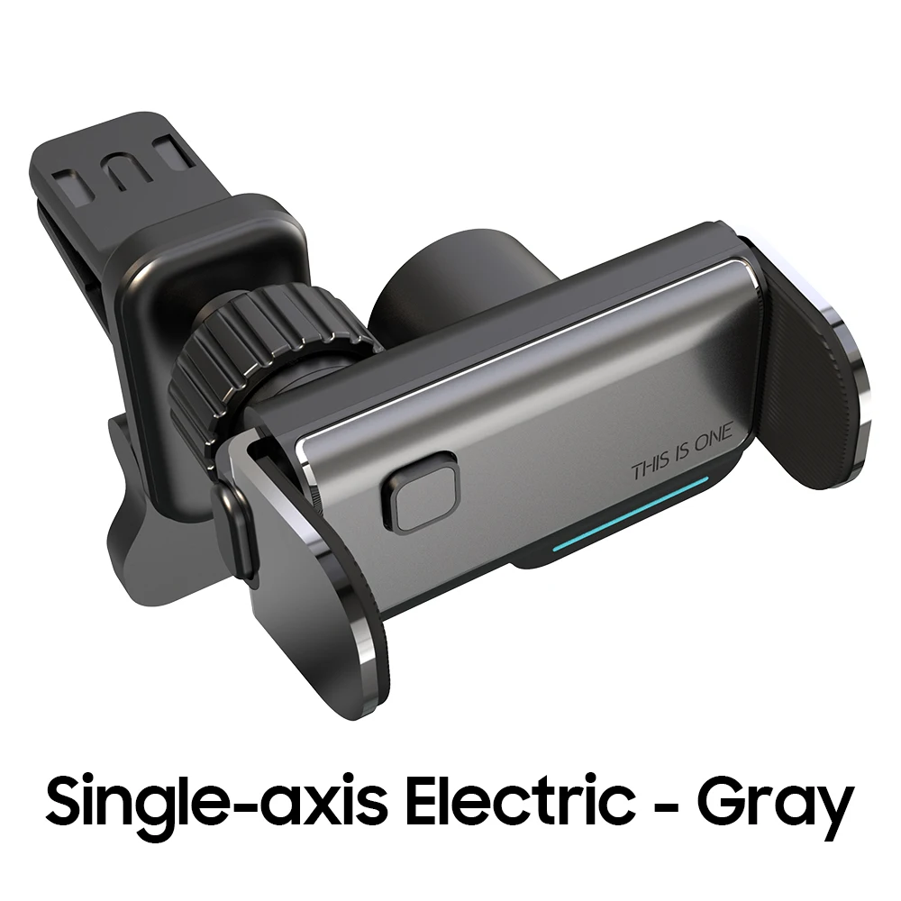 

Grma Car Smart Electric Locking Mobile Phone Support Holder For iPhone Xiaomi Air Vent Stand Auto Induction Mount Bracket