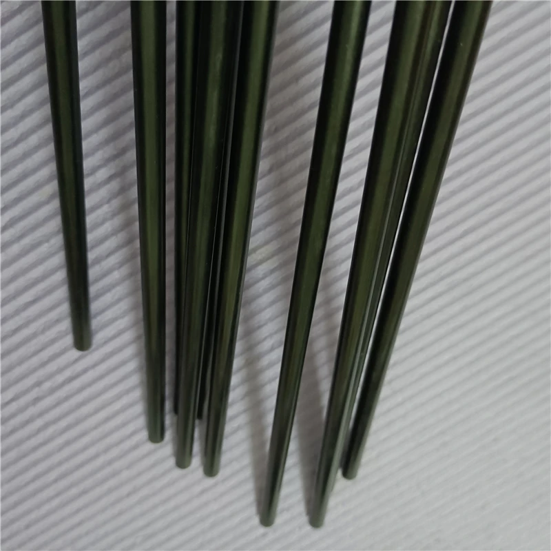 8PCS Black Glass Fiber Rod Diameter 9.5mm Fiberglass Elastic Insulation Bar Model Material Lenght 600mm 700mm Customizable | Игрушки и