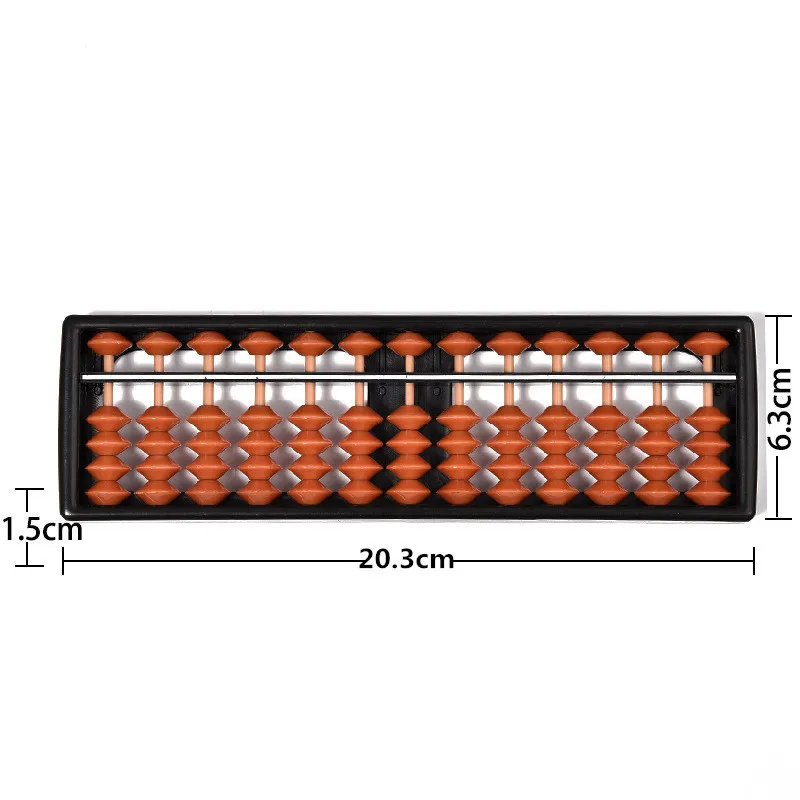 5 шт. пластиковые Abacus 13 стержней традиционный расчетный инструмент