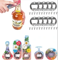 bottle opener inserts kit stainless steel metal inserts diy beer opener wrench spanner screws for bottle opener resin molds