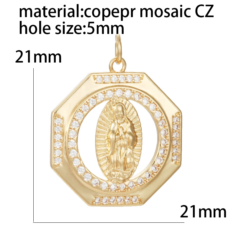 Подвески для изготовления ювелирных изделий золотистые в виде священсветильник