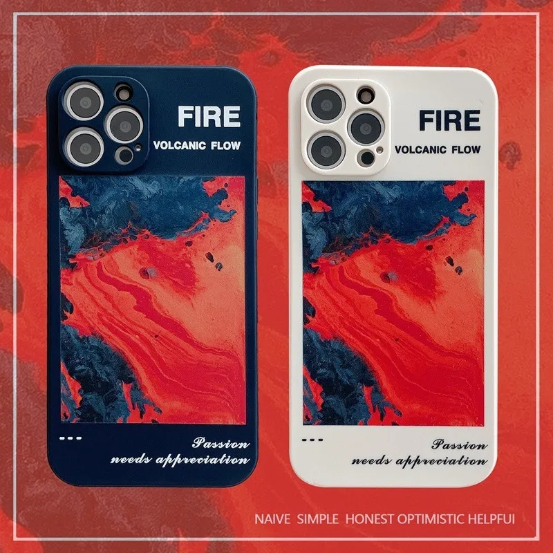 

Art Oil Painting Letter Phone Case For iphone 13 12 11 Pro Max XS XR 12Pro 13Pro 7 8 Plus X Solid Color Silicone Soft Cover