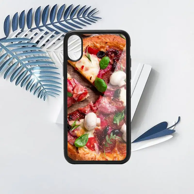 

Delicious pizza Phone Cases TPU For iPhone X XR XS 11 12 mini Pro MAX 6 6S 7 8 Plus SE 2020