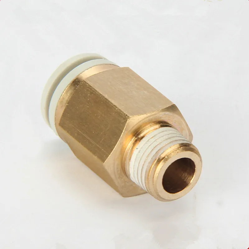 Прямое наружное соединение воздушной трубы с внешней резьбой быстрое KB2H/KQ2H 06 M5 01S