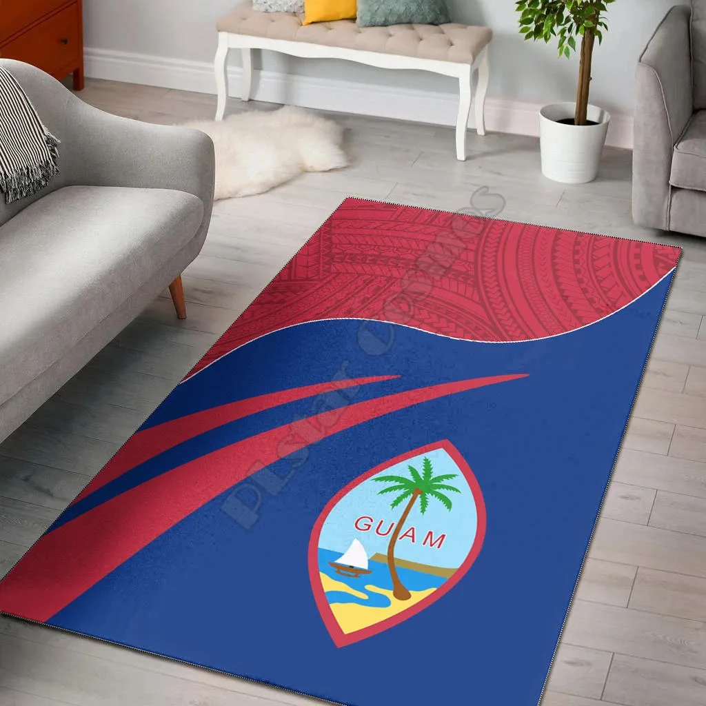 

Guam Area Rug Curve Style Anti-Skid Area Floor Mat 3D Rug Non-slip Mat Dining Room Living Room Soft Bedroom Carpet 02
