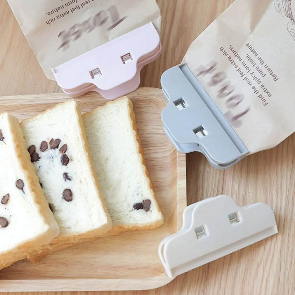 

Kitchen Snack Sealing Clamp Plastic Strong Food Bag Clamp Plastic Bag Sealer Moisture Preservation Sealer