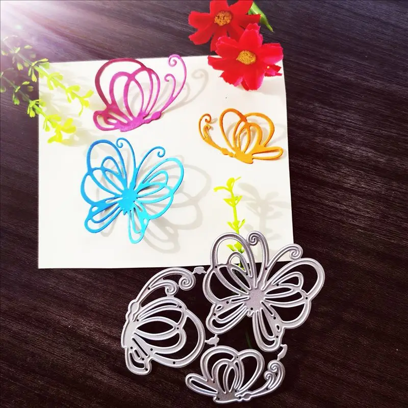 Металлическая Форма для резки форма бабочки украшение бумажных карт